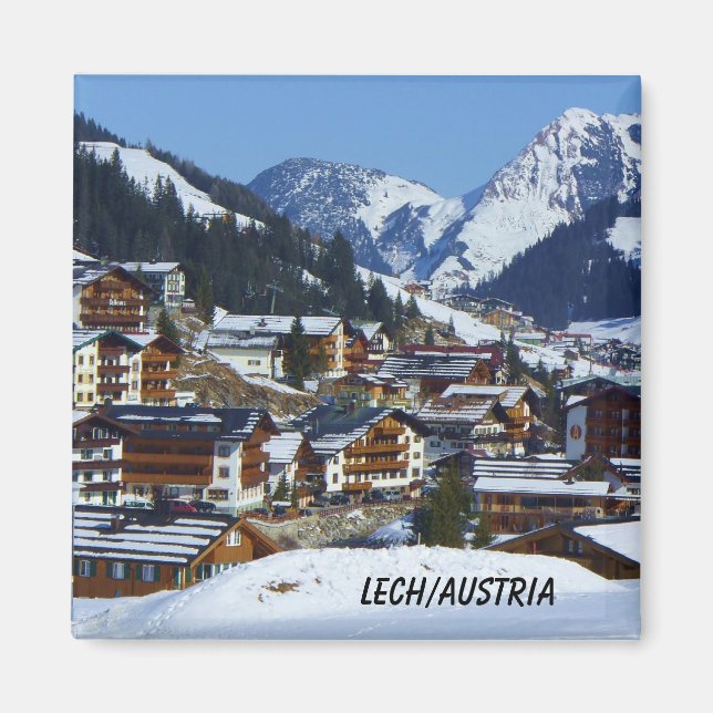 Íman Lech in Austria am Arlberg Souvenir (Frente)