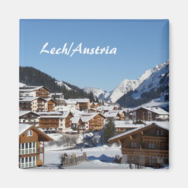 Íman Lech na Áustria - Souvenir Magnet (Frente)