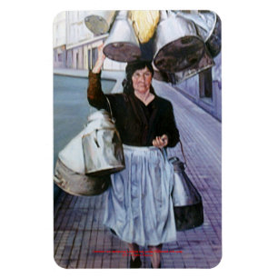 Íman Lechera con cacharros/Milkmaid com potes