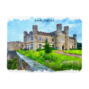 Íman Leeds England Castle Panorama View