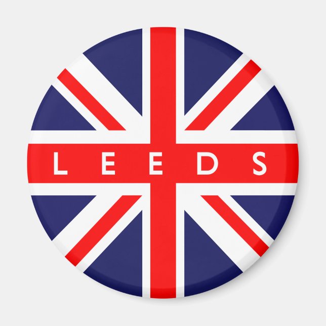 Íman Leeds UK Flag (Frente)