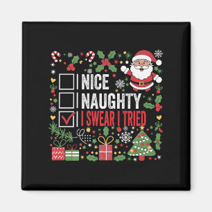 Íman Legal Bonito Eu Juro Que Tentei Natal Divertido Pa