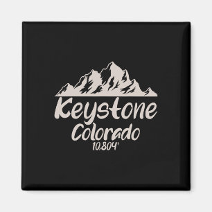 Íman Legal elevação Keystone Colorado Tee Skiing Snowbo
