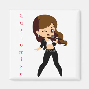 Íman Legal garota canta Karaoke Thunder_Cove