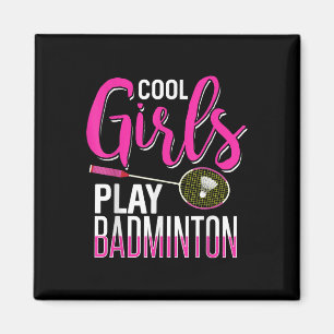 Íman Legal garotas jogam Badminton