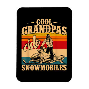 Íman Legal Grandpas caminha Snowmobiles Snowmobile Snow