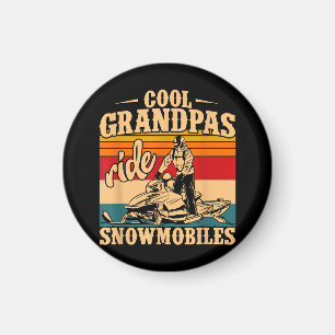Íman Legal Grandpas caminha Snowmobiles Snowmobile Snow