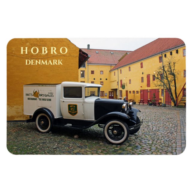 Íman Legal Hobro, Dinamarca, Lâmpada Flexível! (Horizontal)