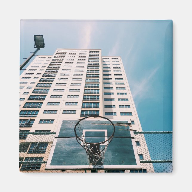 Íman Legal Hoop de Basquete (Frente)