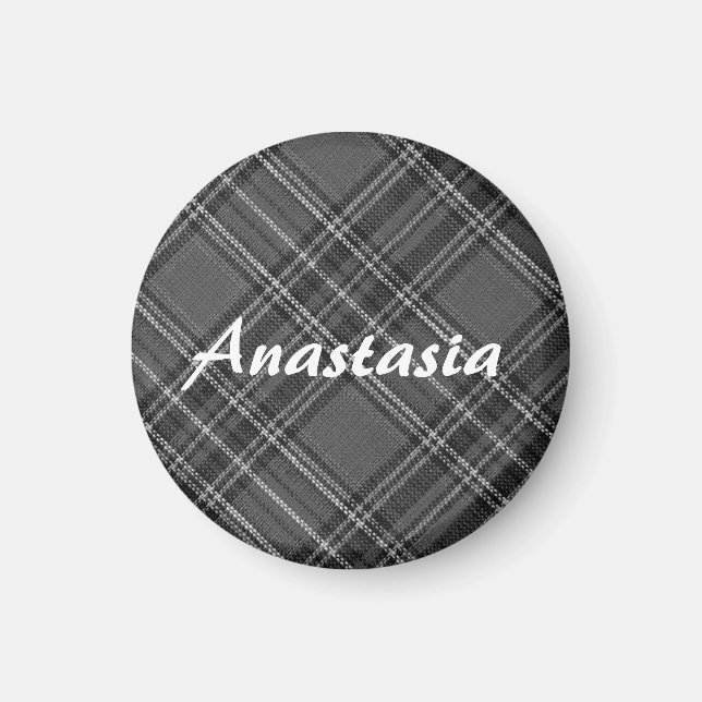 Íman Legal, impressionante, preto e branco (Frente)