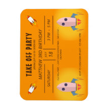 Legal nave espacial laranja Descolagem Festa de an