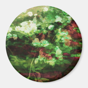 Íman Legal padrão de arte verde-vermelha. Conceito de