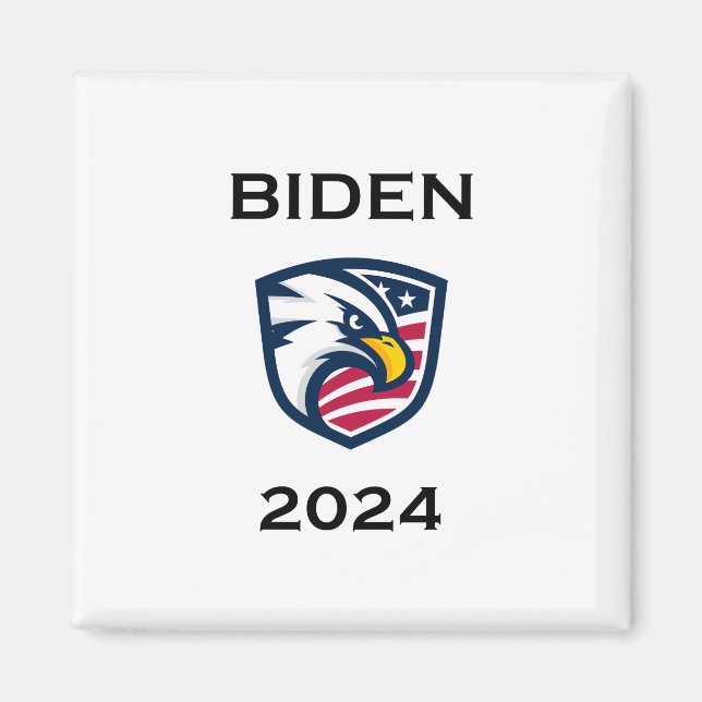 Íman Legal Patriótico Joe Biden 2024 Eagle (Frente)