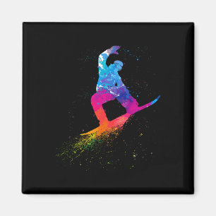 Íman Legal Snowboard Para Homens Meninos Snowboard Sno