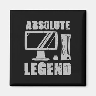 Íman Legenda Absoluta Engraçado Jogador De Vídeo Citado