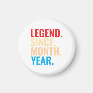 Íman Legenda desde o aniversário personalizado do ano d