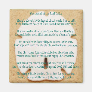 Íman Legenda do Magneto Dólar de Areia