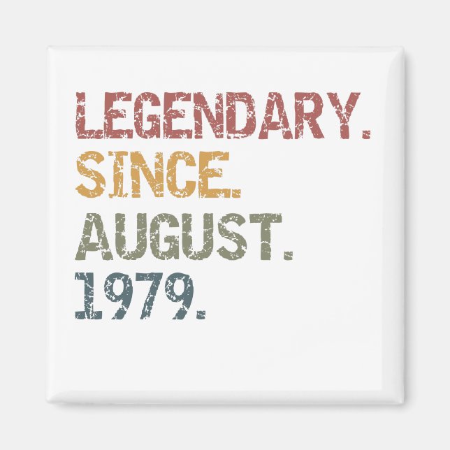 Íman Legendário desde agosto de 1979 (Frente)