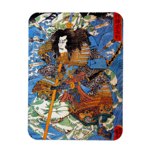 Íman Legendário japonês legal Samurai Sanin Warrior a