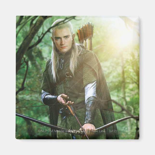 Íman LEGOLAS GREENLEAF™ com arco (Frente)