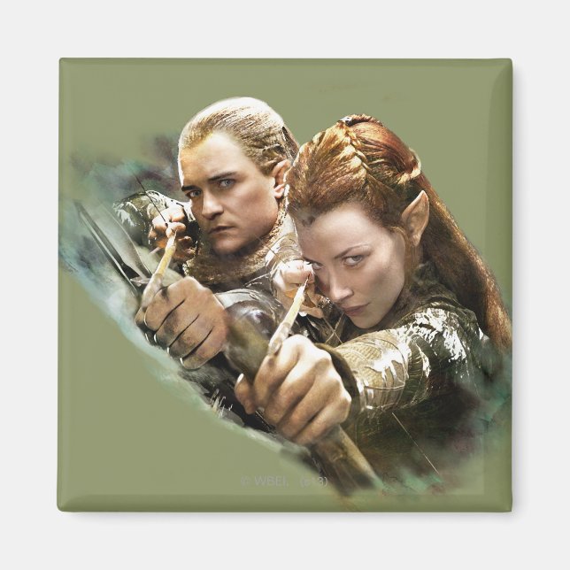 Íman LEGOLAS GREENLEAF™ e TAURIEL™ Graphic (Frente)