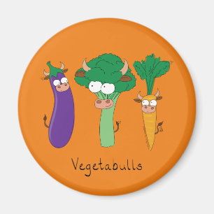 Íman Legumes Engraçados Cartões