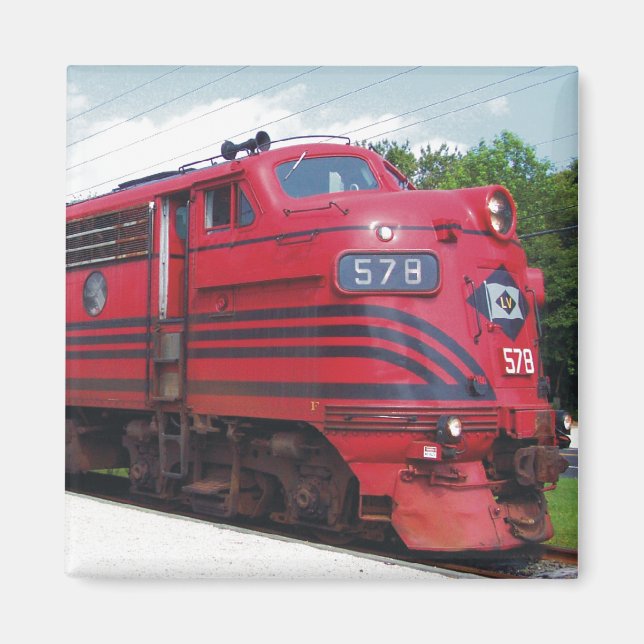 Íman Lehigh Valley Railroad F-7A #578 @ Cape May N.J. (Frente)