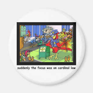 Íman Lei Cardeal - Donativos de Cartoon de Direito Engr