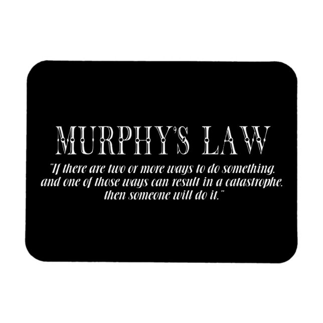 Íman Lei de Murphy (Horizontal)