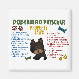 Íman Lei de Propriedade Doberman Pinscher 4