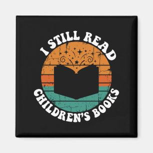 Íman Leia livros infantis homens engraçados vintage ret