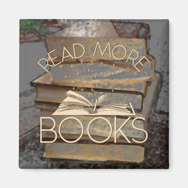 Íman Leia mais livros (Frente)