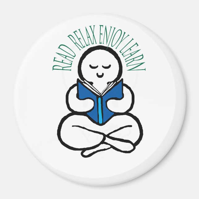 Íman Leia Relaxe Desfrute Saiba (Frente)