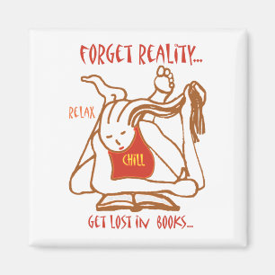 Íman LEIA um livro - esqueça a realidade