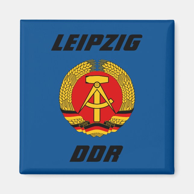Íman Leipzig, DDR - Deutsche Demokratische Republik (Frente)