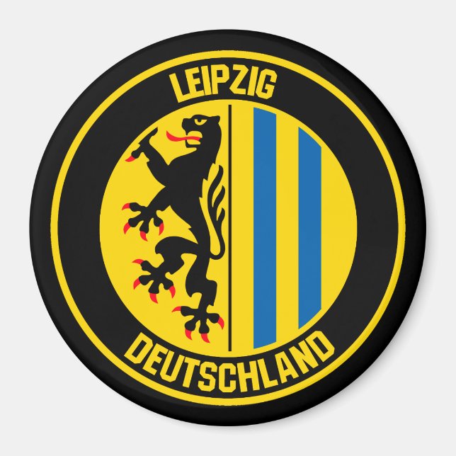 Íman Leipzig Round Emblem (Frente)