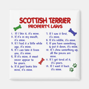 Íman Leis 2 da propriedade de TERRIER do SCOTTISH