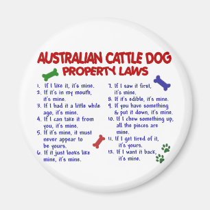 Íman Leis AUSTRALIANAS 2 da propriedade do CÃO do GADO