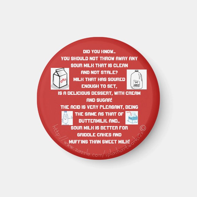 Íman "Leite azedo" (Frente)