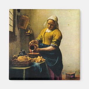 Íman Leite de Leite de Servo de Vermeer (cerca de 1660)