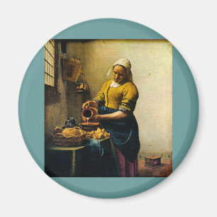 Íman Leite de Leite de Servo de Vermeer (cerca de 1660)