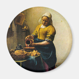 Íman Leite de Leite de Servo de Vermeer (cerca de 1660)