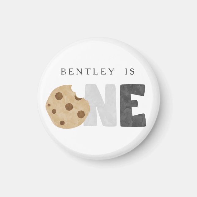 Íman Leite e Biscoitos Primeiro Aniversário (Frente)