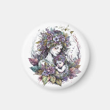 Leite, mãe e filho de imã