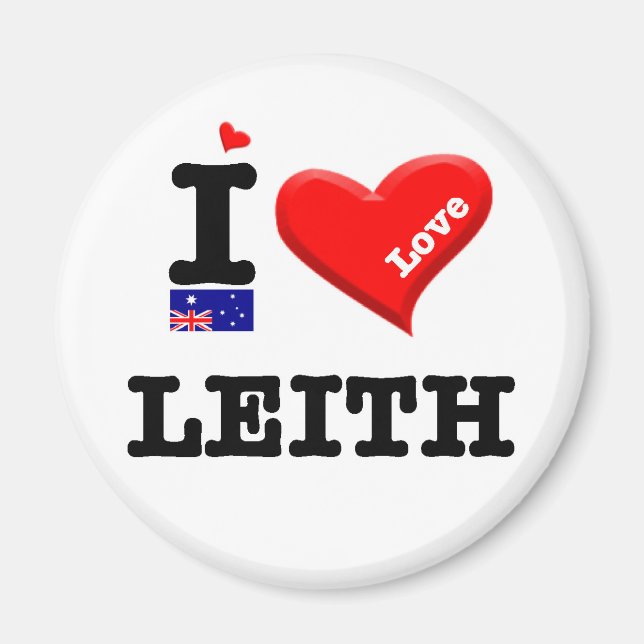 Íman LEITH - I Love (Frente)