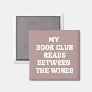 Íman Leitor de Citação Engraçada do Clube do Livro Rosa