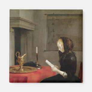 Íman Leitura da mulher, c.1662