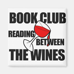 Íman Leitura de BOOK CLUB entre vinhos