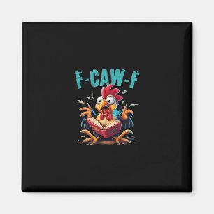 Íman Leitura de livro F-caw-f Grito de galinha engraçad