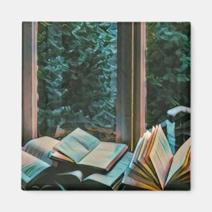 Íman Leitura de presente de trabalho de arte